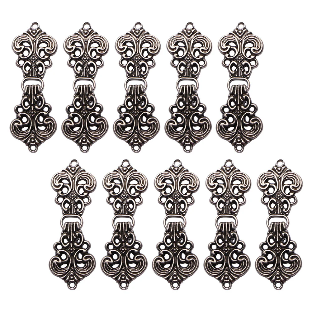 

Auspicious Cloud Pattern Hollow Buckle Vintage Cardigan Clips Chinese Cheongsam