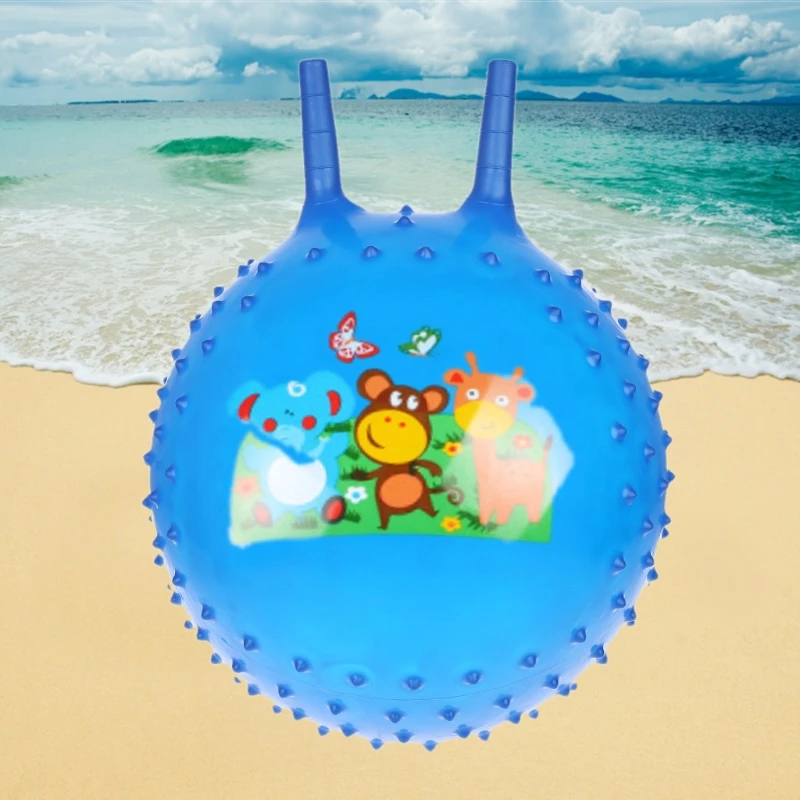

18’’ Pogo Ball Kids Jumping Ball Balance Training Hoppers for w/ Great Elastic Anti-Slip Board for Children Kid Outdoor