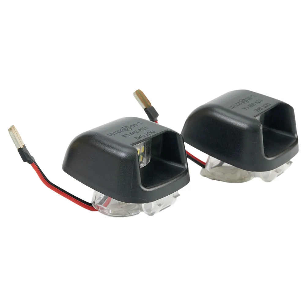 2 шт. автомобильный номерной знак с белсветодиодный светодиодом для Navara D40 2005 ~ 2016