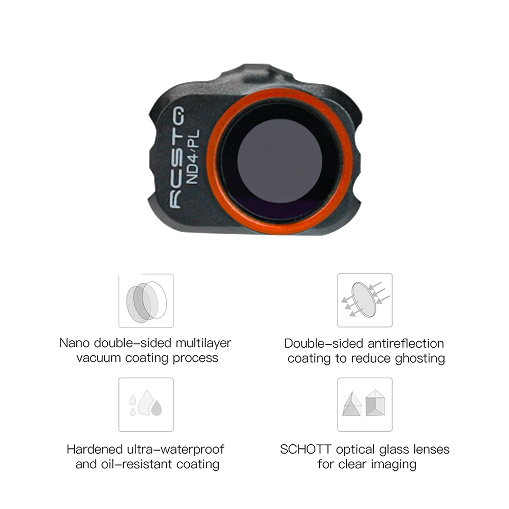 1/4/6 шт. аксессуары для DJI Mavic Mini 1 2 SE UV/CPL/ND/PL |