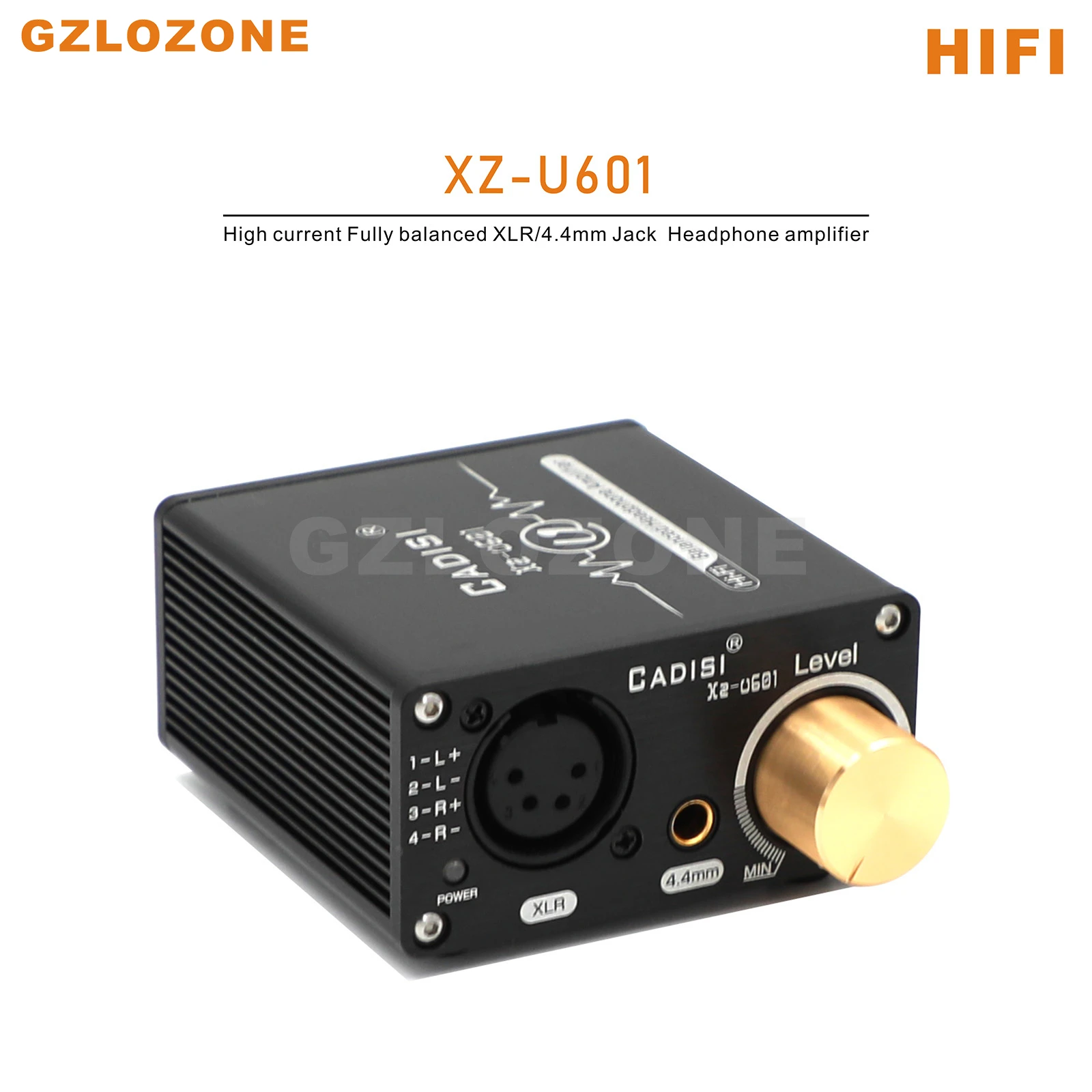 

XZ-U601 Hi-Fi полноразмерный усилитель для наушников с высоким током 4,4 мм усилитель для наушников со сбалансированным увеличением тяги XLR Amp