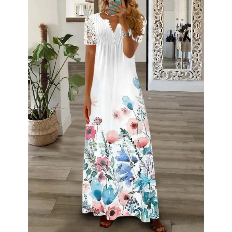 Рисунок 6 - Женское платье-трапеция с V-образным вырезом