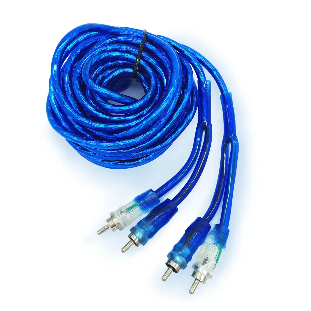 

1set Auto Audio Woofer Stable Accessories Speaker With Fuse Anti Interference Car Power Wiring Amplifier Cable