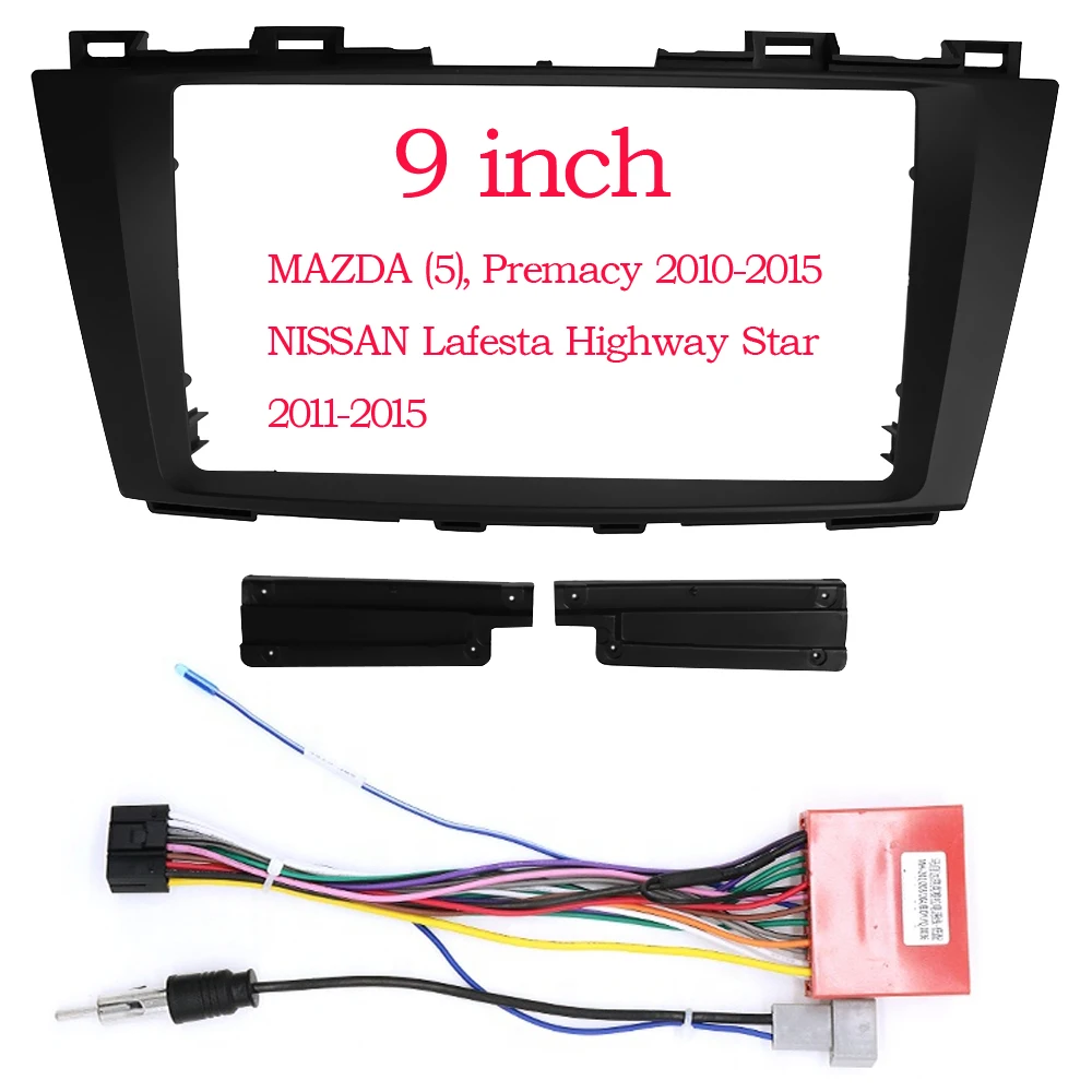 

Car Radio Fascia For For MAZDA 5 Premacy NISSAN Lafesta Auto Stereo Multimedia Player Dashboard Panel Frame Kit Fitting Adapter