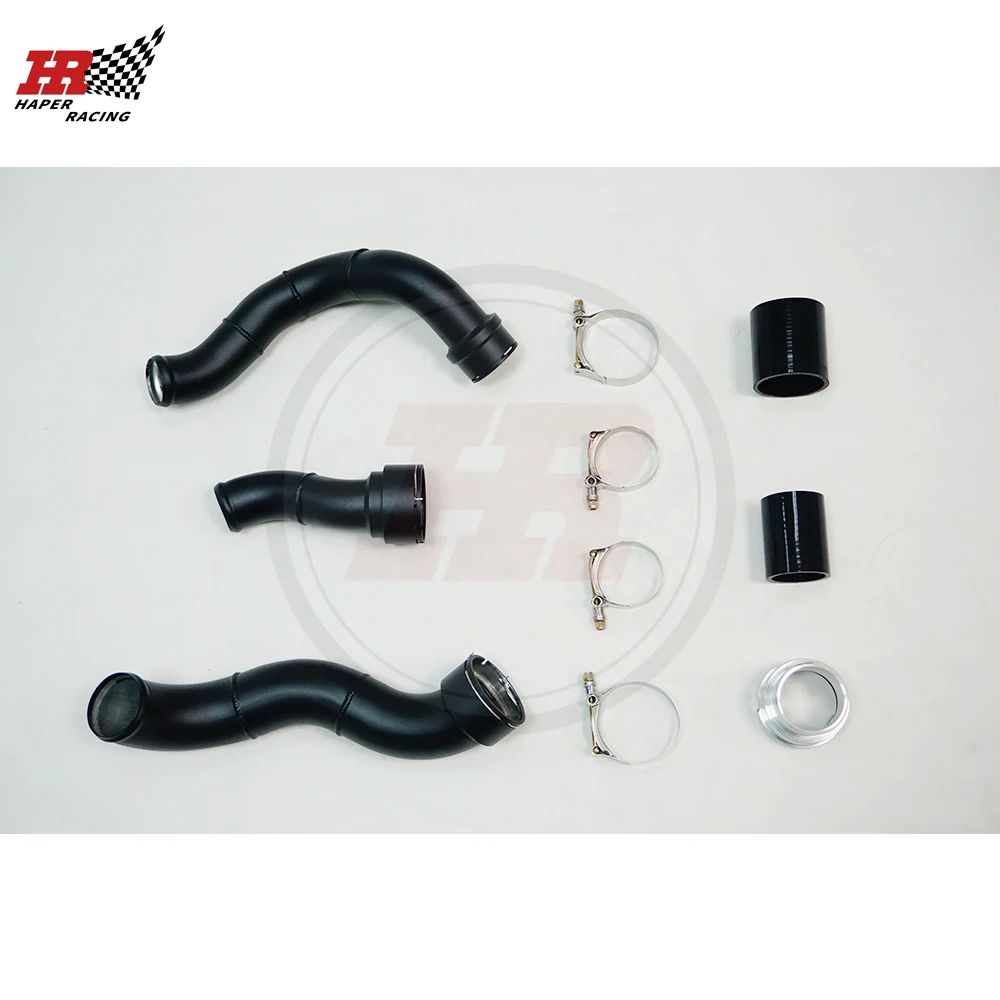 Алюминиевая усилительная труба HP RACING + черная зарядная для Mi ni Cooper S