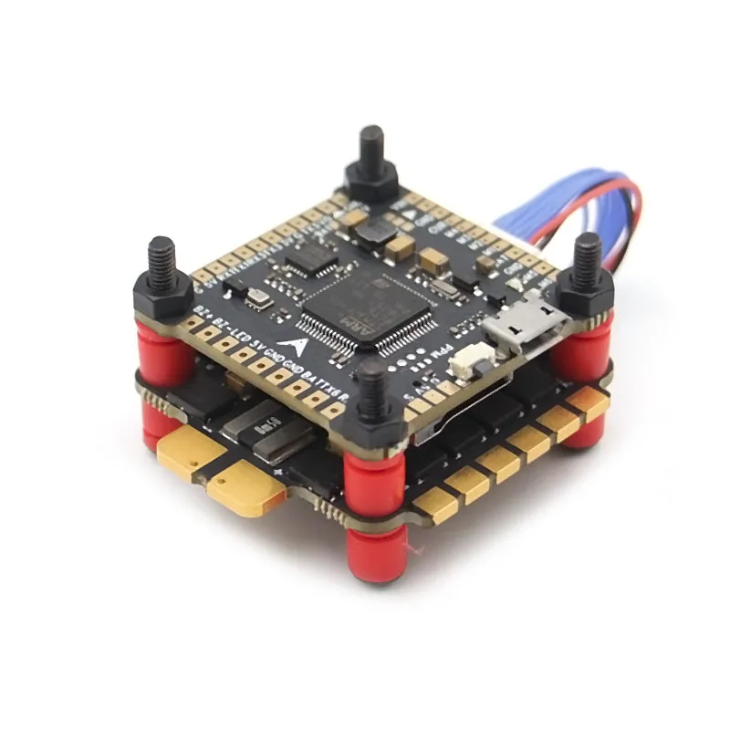 Управление полетом LANNRC F4 V3S PLUS и 4 в 1 45A ESC Satck OSD 2-6S 45A BLHeli_S ESC подходит для FPV пересекающих дронов