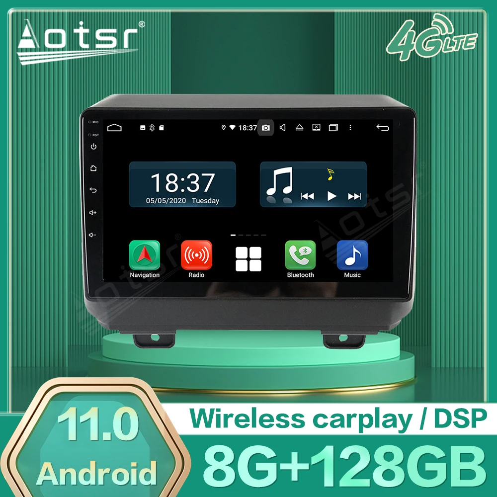 

Автомобильный мультимедийный Android 11 автостерео плеер для Jeep Wrangler 4 JL 2018 2019 2020 GPS навигация радио приемник видео головное устройство