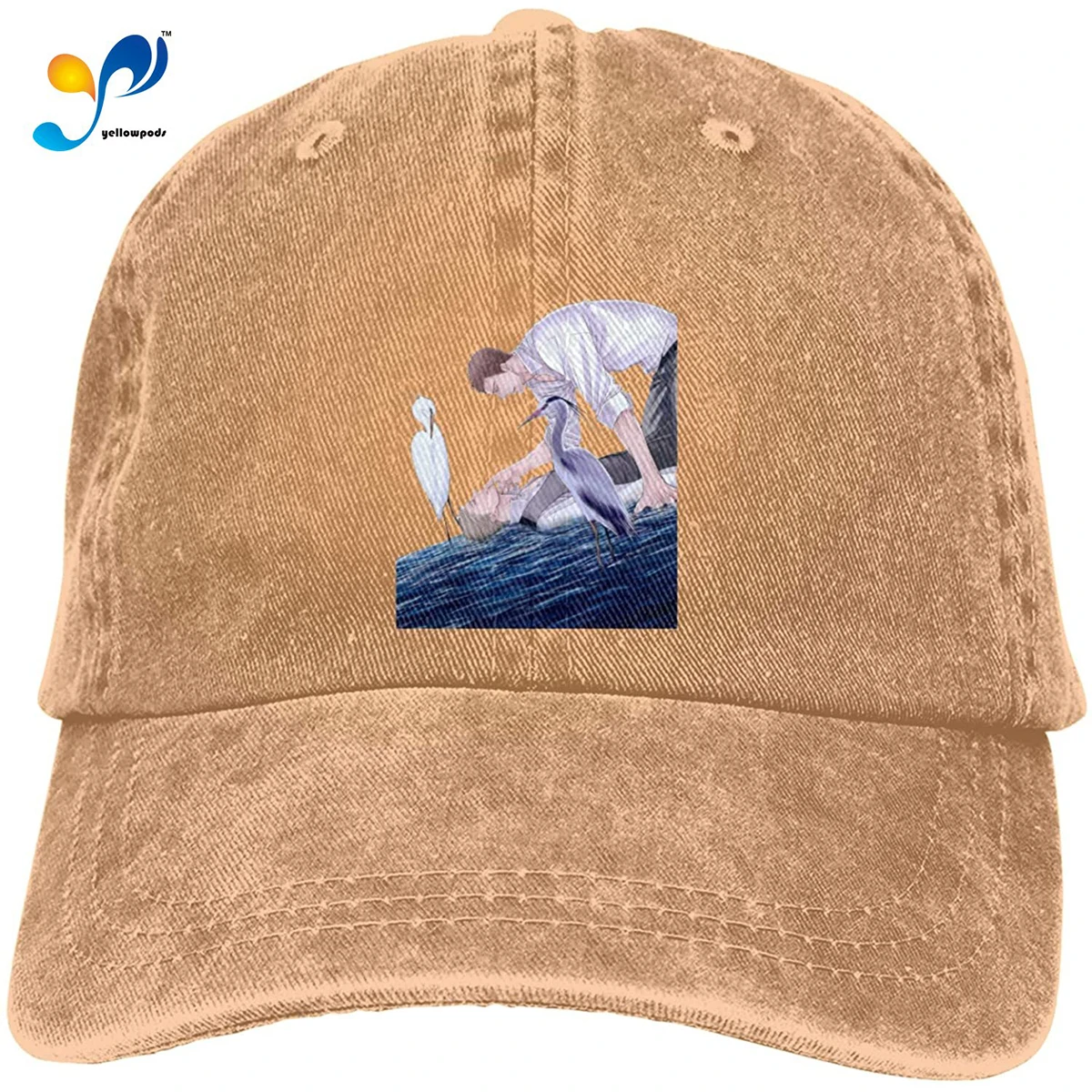 

Twittering-Birds-Never-Fly 3 Baseball Caps Cotton Dad Hat Adjustable Sandwich Hat,Natural