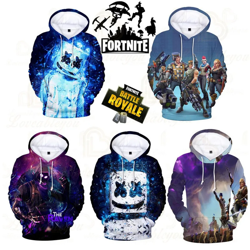 

Battle Fortnite Victory Royale Game 3d Sweatshirt Boys Girls Tops Hoodies Teen Clothes Shoot Hero Children's Wear Kids Hoodie