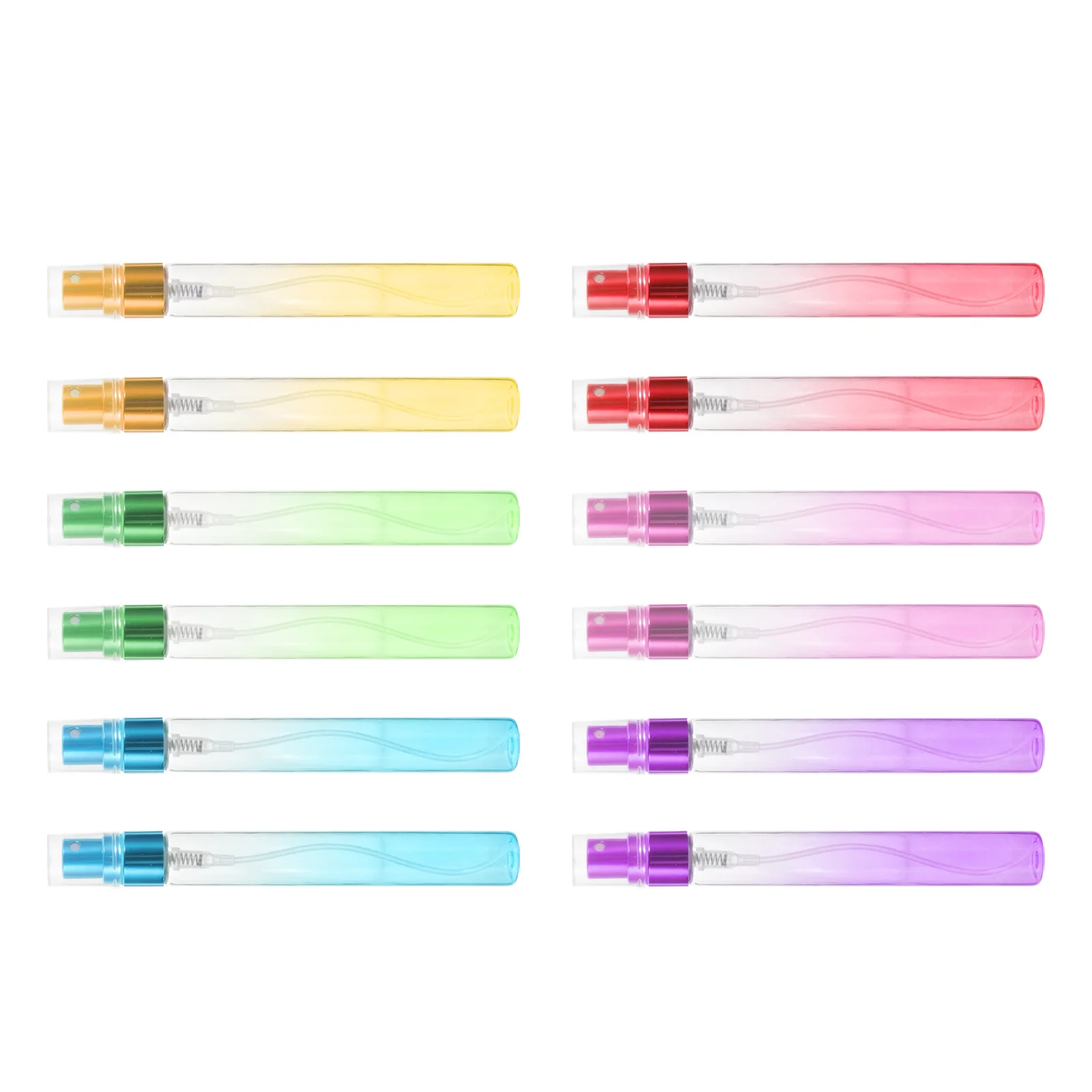 

Стеклянные пустые флаконы для духов, дорожные флаконы для хранения жидкости для парфюма, 12 шт.