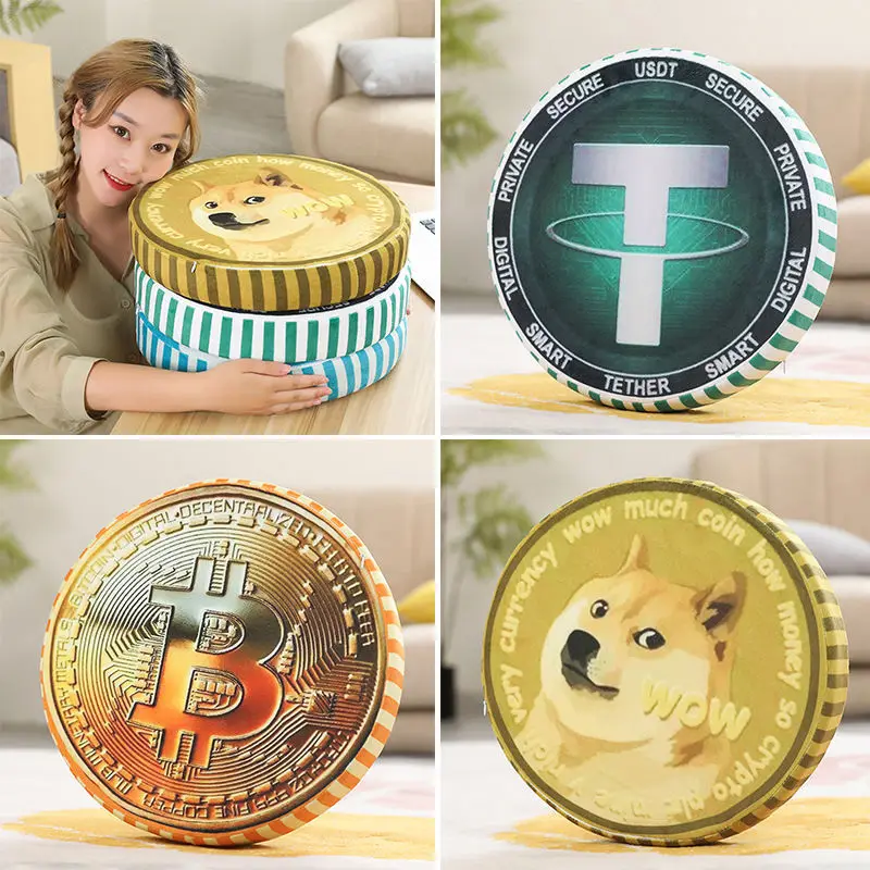 

Kawaii chip pillow digital currency doll cushion doll plush toy girl girlfriend sleeping birthday gift Christmas Halloween