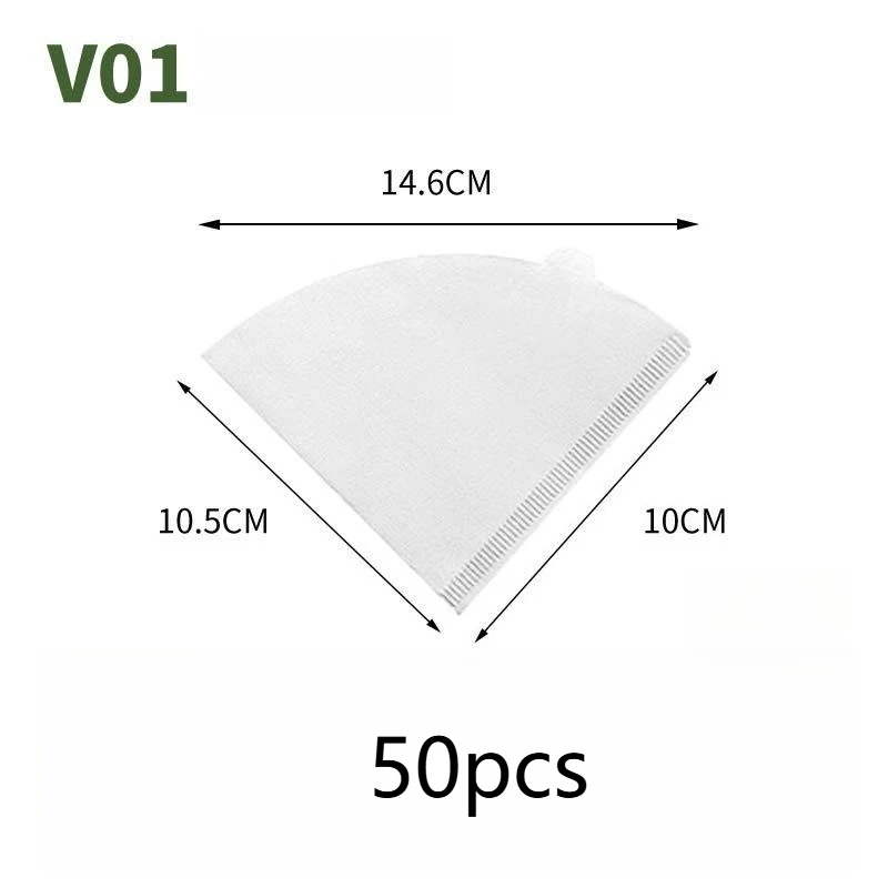 

Одноразовые конические бумажные фильтры для кофе 50/100 шт.