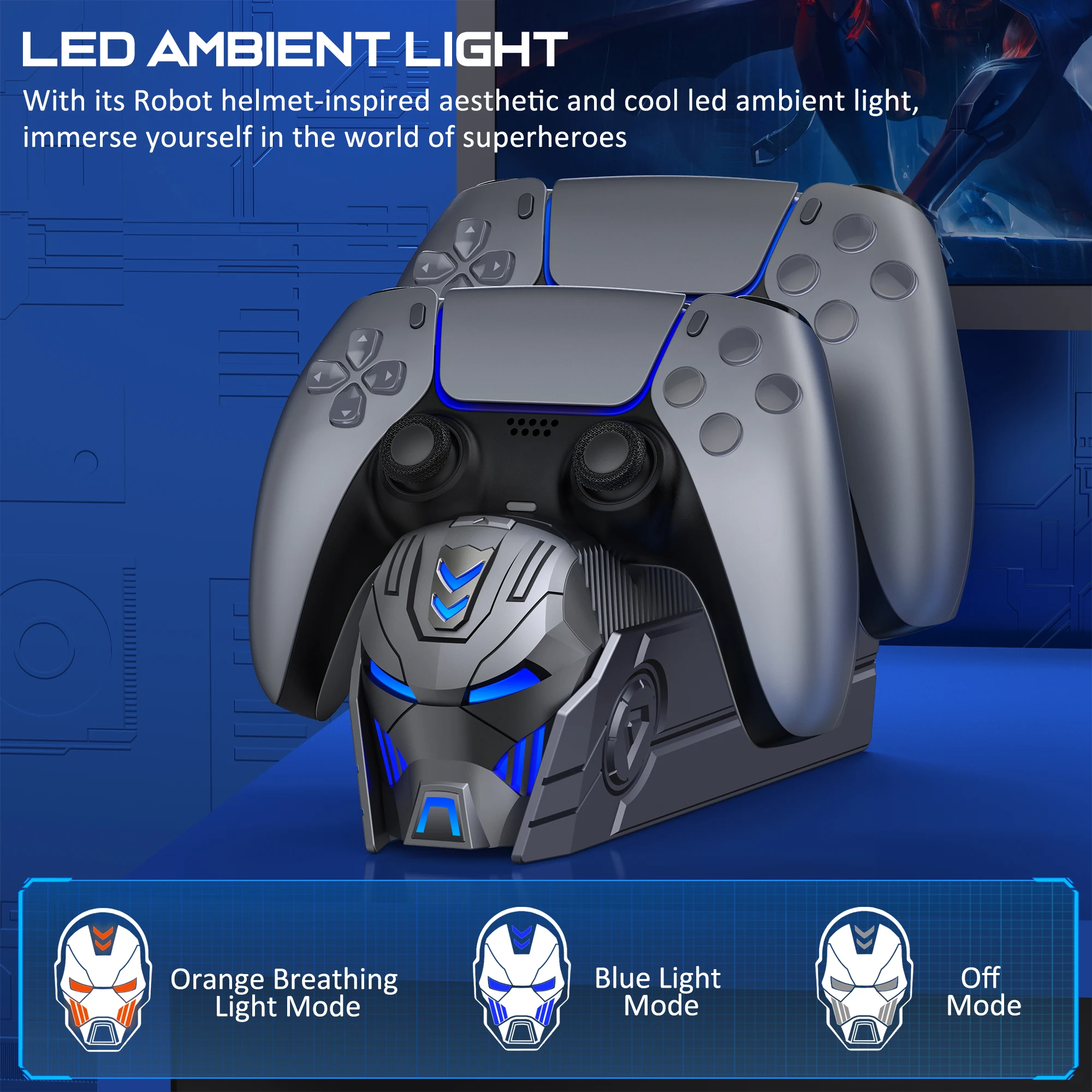 Контроллеры Dualsense для PlayStation 5 быстрый PS5 двойной контроллер подставка зарядного