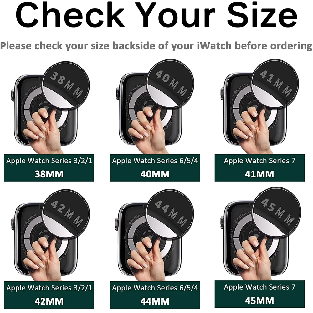 Чехол RMUTANE для Apple Watch серии 9 8 7 SE 6 5 4