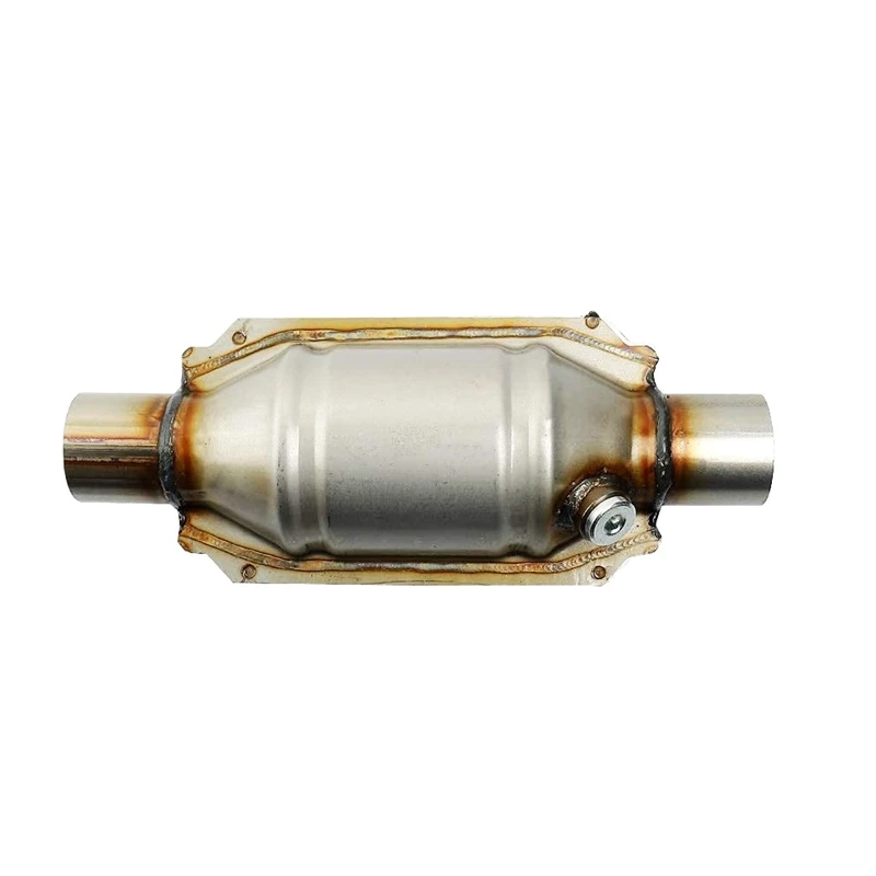 

Inlet/Outlet Universal Catalytic Converter, with O2 Port & Heat Shield 53004 Car Stainless Steel Catalytic Converter
