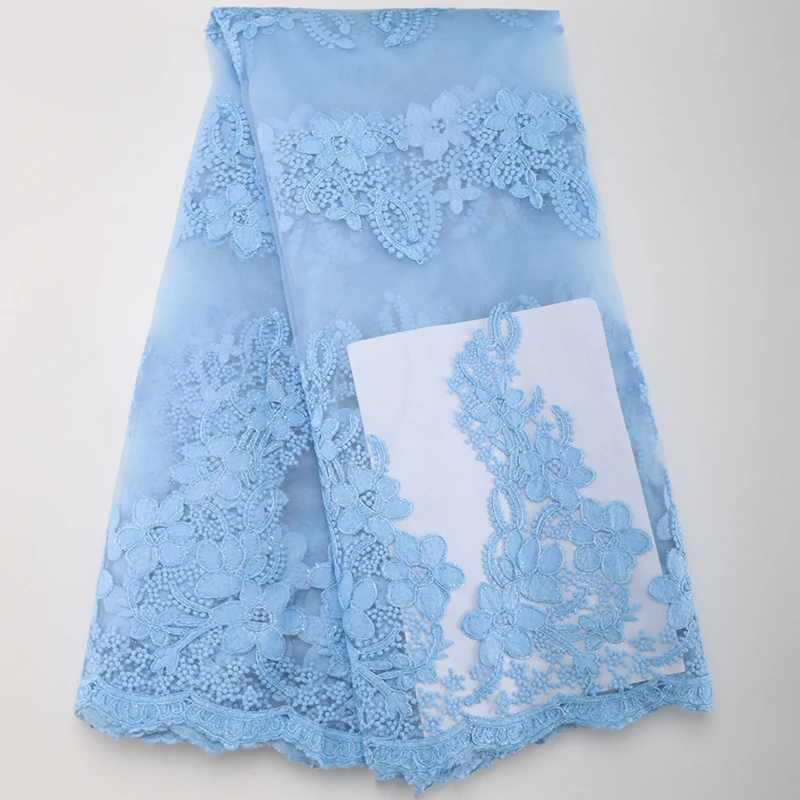 2022 Высококачественная нигерийская африканская сетчатая кружевная ткань