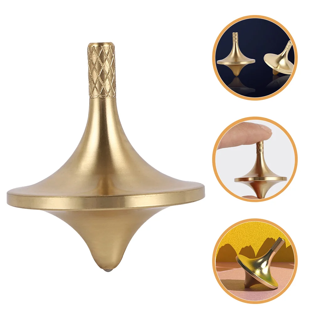 Лучшая игрушка ручной поворот без сопротивления классический латунный