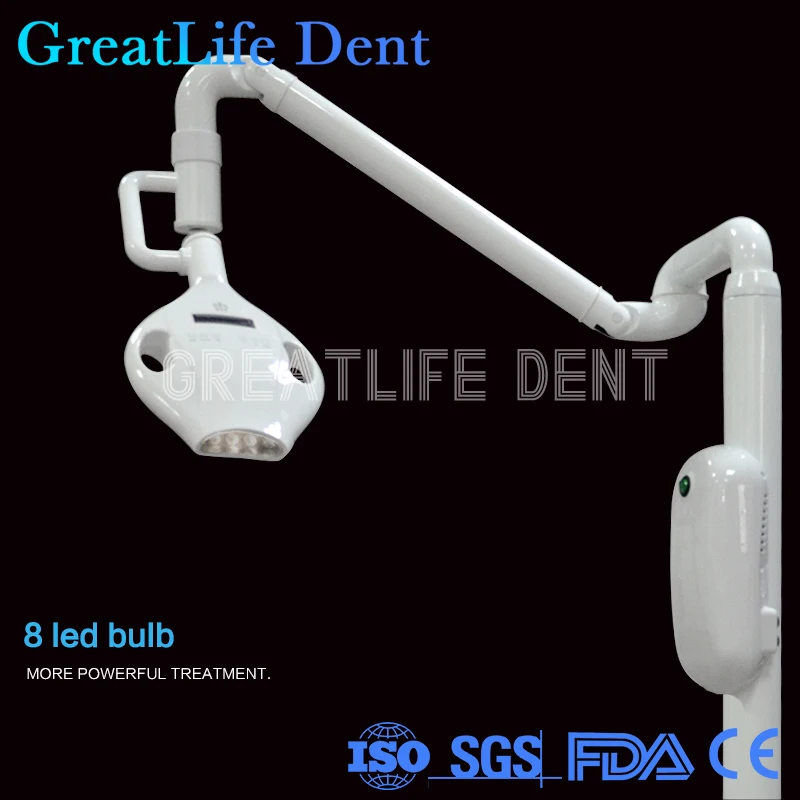 GreatLife Dent 8Led Dental 2 в 1 светодиодный ускоритель 17 дюймов все одном система оральной
