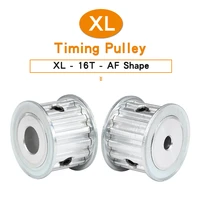 xl 16t toothed pulley bore size 5678101214 mm aluminium pulley wheel teeth pitch 5 08 mm for width 15 mm xl timing belt