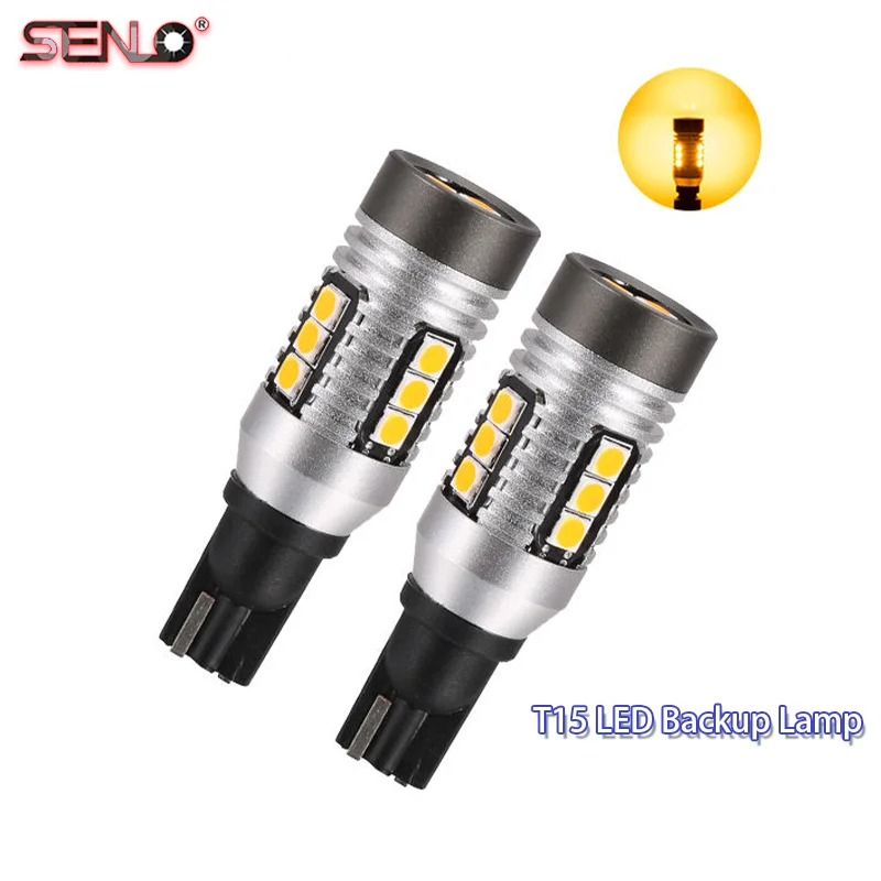 Оптовая продажа автомобильная светодиодная лампа заднего хода 12-24 В модель 15Smd 3030