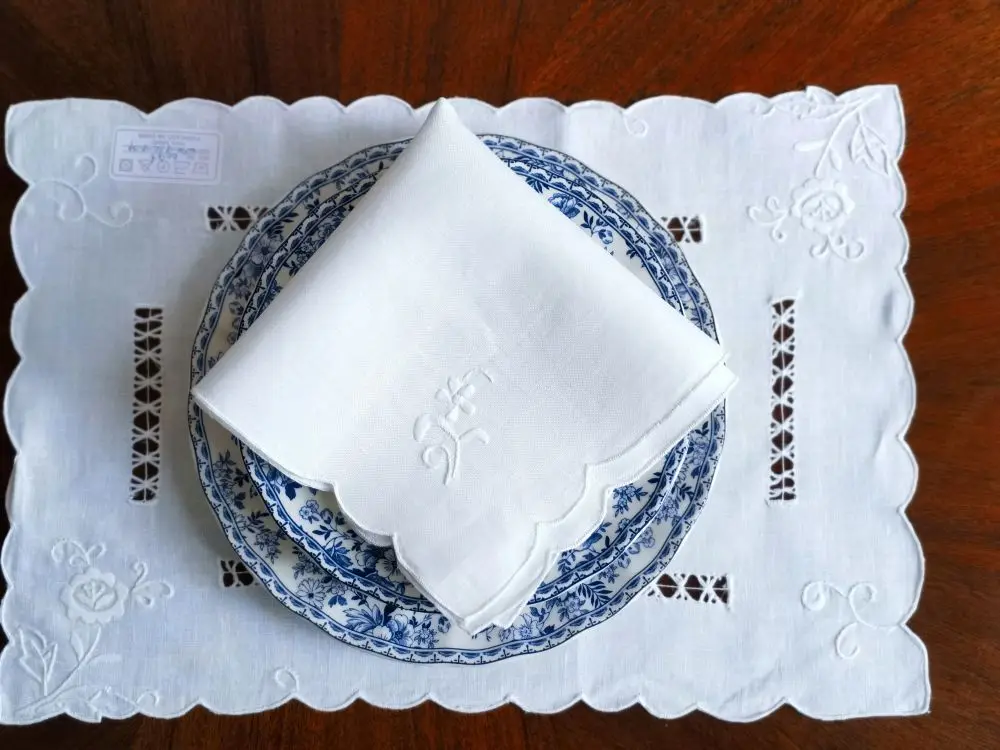 

Набор из 2 шт., салфетки/салфетки sanat, лен, винтажный стиль