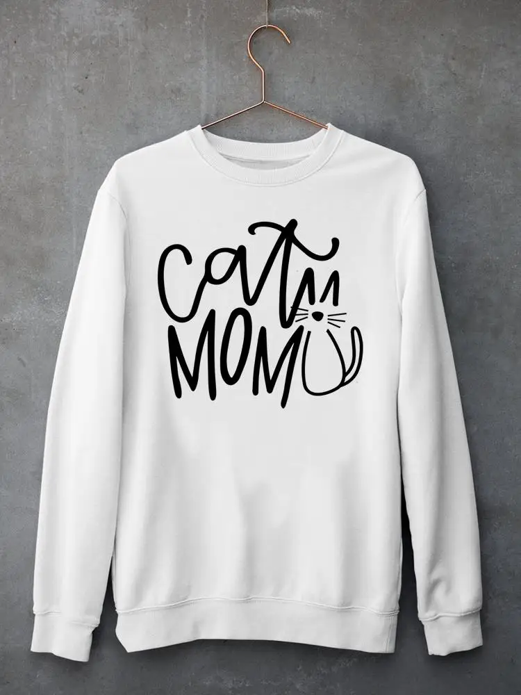 Женский свитшот с принтом кофейного цвета милые модные женские пуловеры в виде