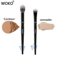 pro 79 contour brush highlighter sculpting contour brush pro 71 professional synthetic hair shadow cream concealer makeup brush