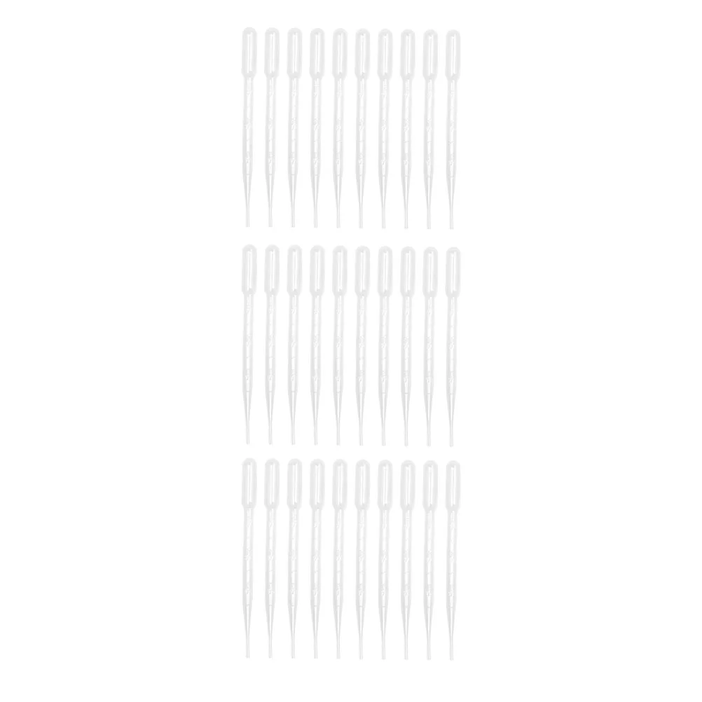 

300 Pcs Dropper Graduated Tube Droppers Essential Oils Plastic Pipettes Disposable Drinking Straws