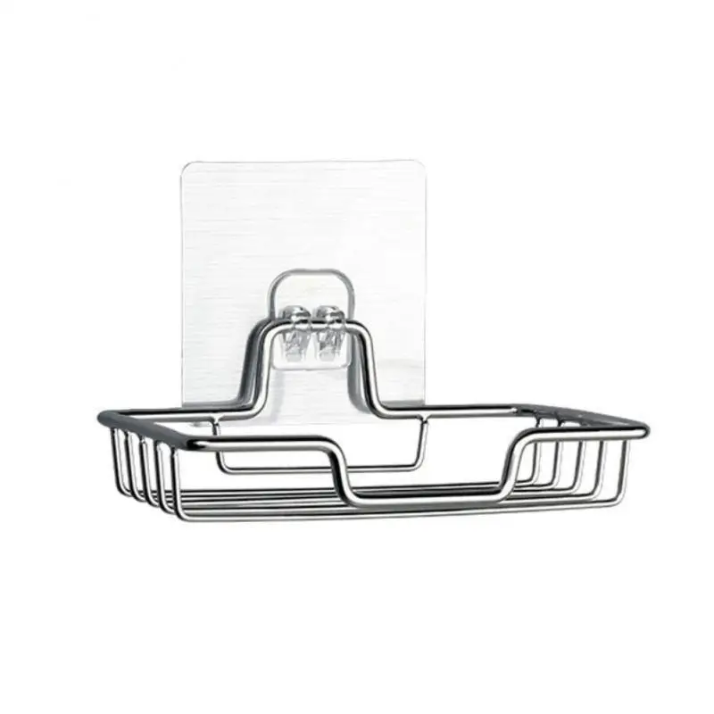 

Сушилка для мыла из нержавеющей стали, прочный самоклеящийся настенный держатель, двухслойный дренаж для мыла, поднос, инструмент для ванно...