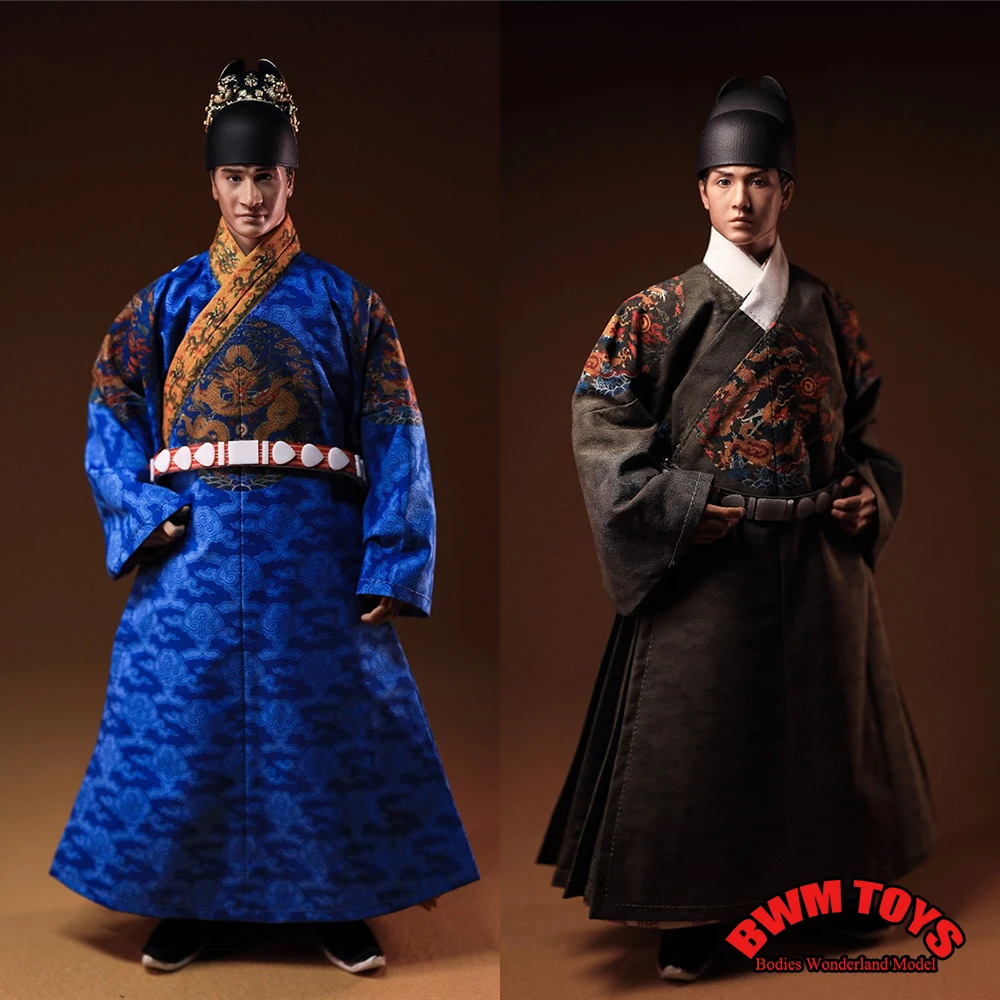 

Collection PION x DH001 DH002 1/6 Scale Ming Dynasty Emperor Zhu Youxiao Xin Wang Zhu Youjian Full Set Action Figure Model Toys