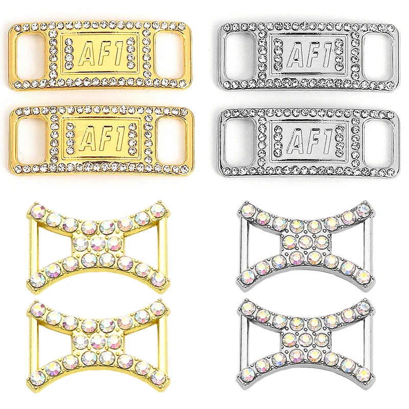 

1 Pair Shoelace Buckle Metal Shoelaces AF1 Shoelaces Buckle Accessories Metal Lace Lock DIY Sneaker Kits Metal Lace Buckle