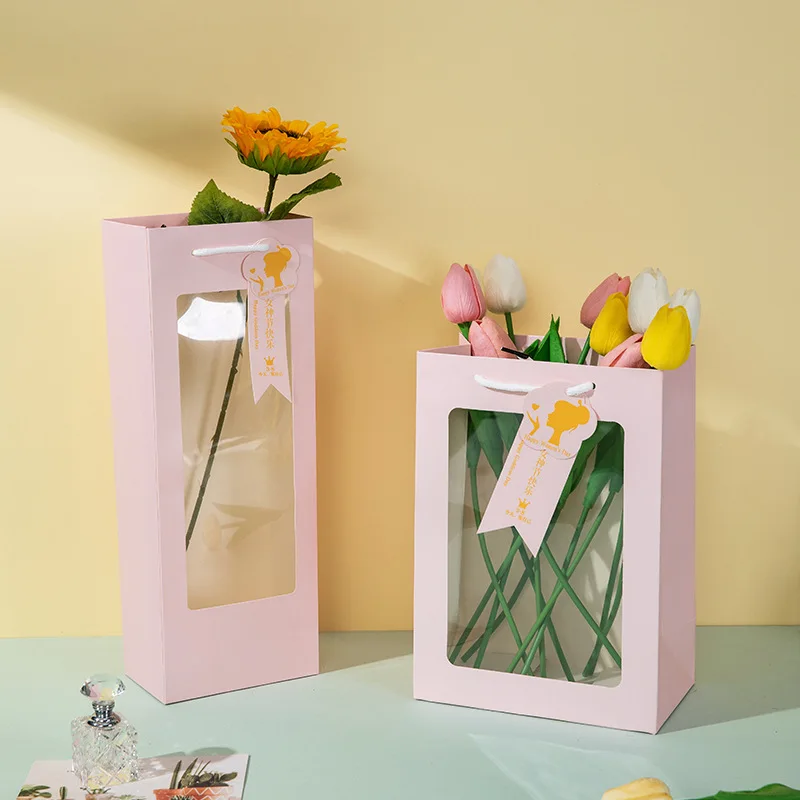 5pcs Gift Bag Box For Birthday Party Wedding Christmas New Year Child Favors Cookies Snack Decoration |