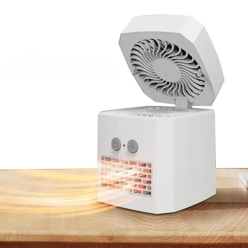 

Personal Evaporative Cooler And Humidifier Small Desktop Cooling Fan Portable Air Cooler Desktop Cooling Heating Fan For Bedroom