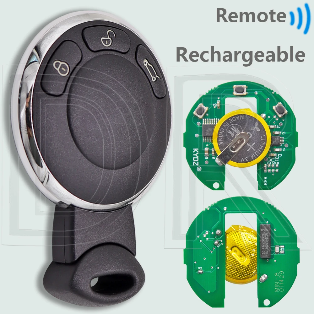 DR KR55WK49333 ID46 чип 315LP/315/434,2/868 МГц с наклейкой автомобильный дистанционный ключ для BMW MINI Clubman Cabrio Cooper One/D/S Contryman