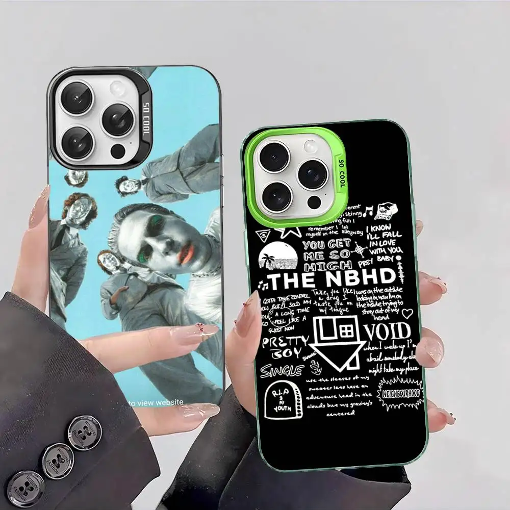 Чехол для телефона Band NBHD T-The N-Neighbourhood для iPhone 17 16 15 14 11 12 13 Pro Max Pro Plus, цветной, серебристый. (art.: 3920dd26b5cdc) - 3920dd26b5cdc