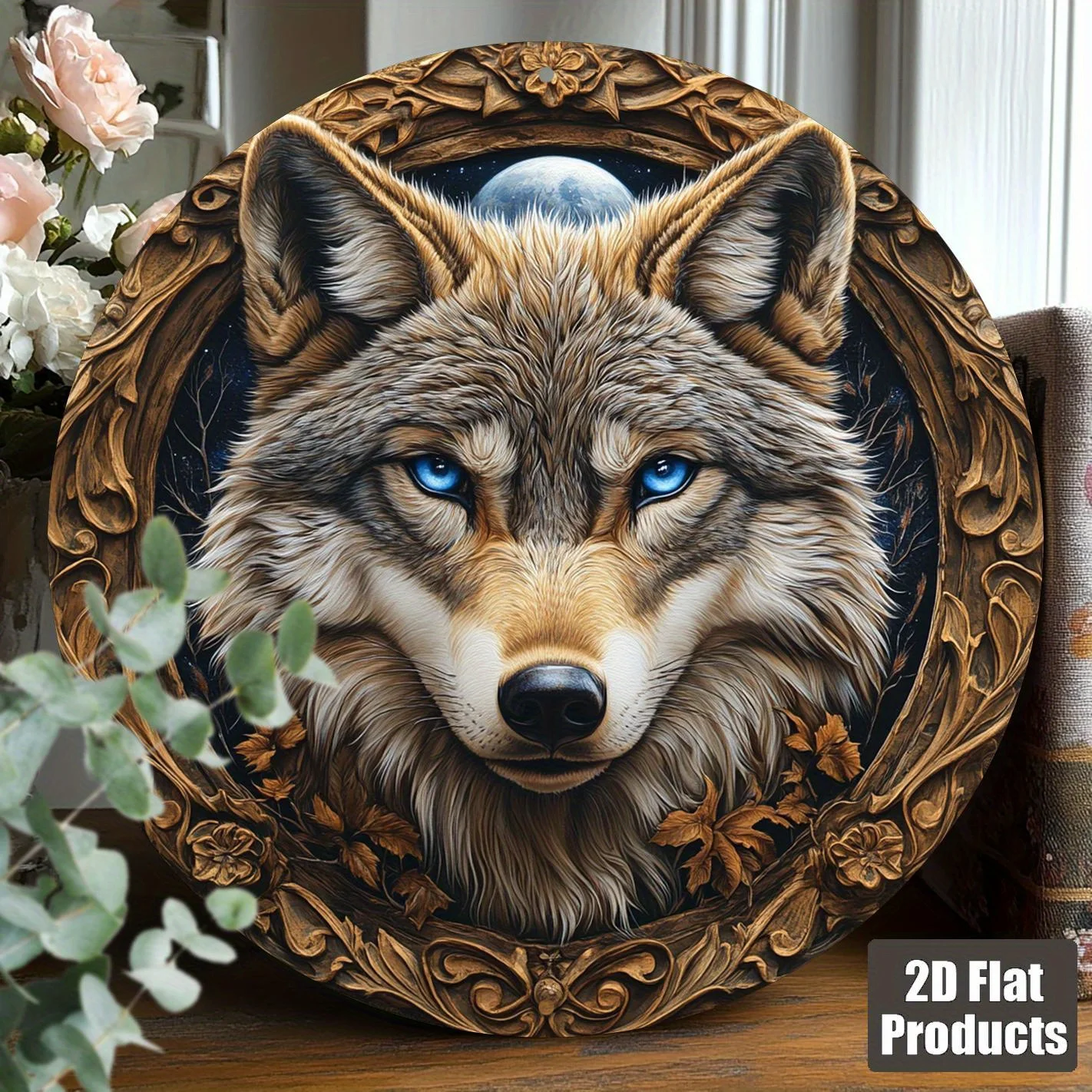 

Настенный знак Cobra Moon из металла HELLOYOUNG 8x8 дюймов