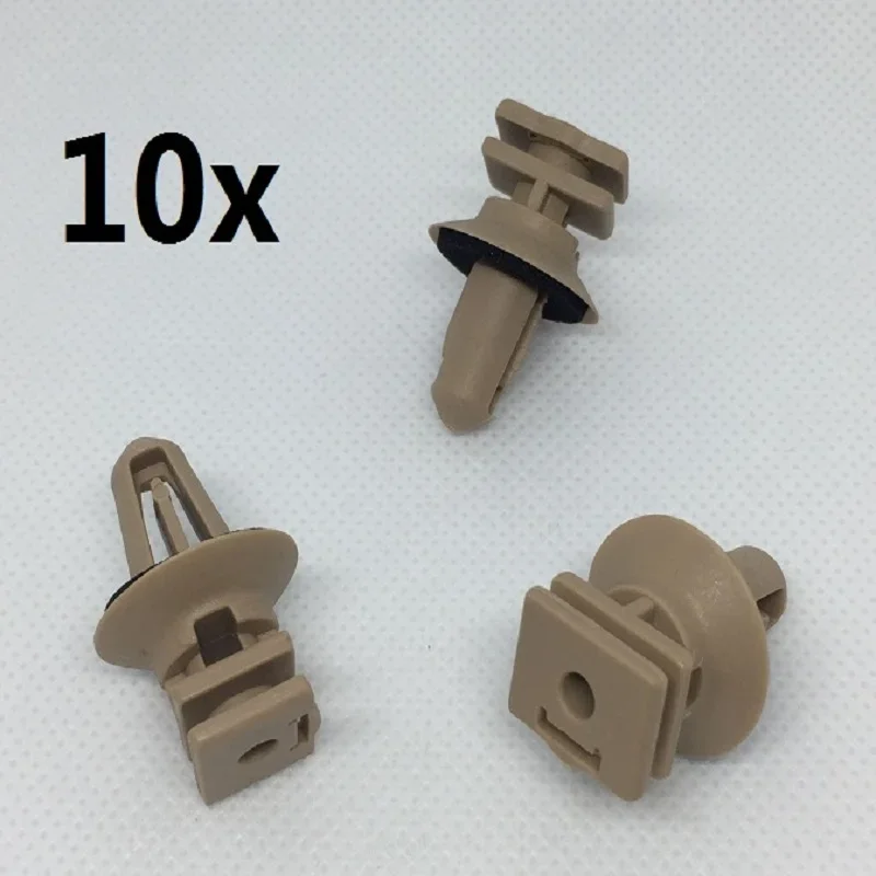 10 пластиковых зажимов для салона BMW накладки на пороги и вход в дверь — зажимы