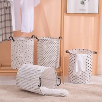 nordic style storage bag household foldable dirty clothes laundry basket sundries childrens toy storage bedroom living room