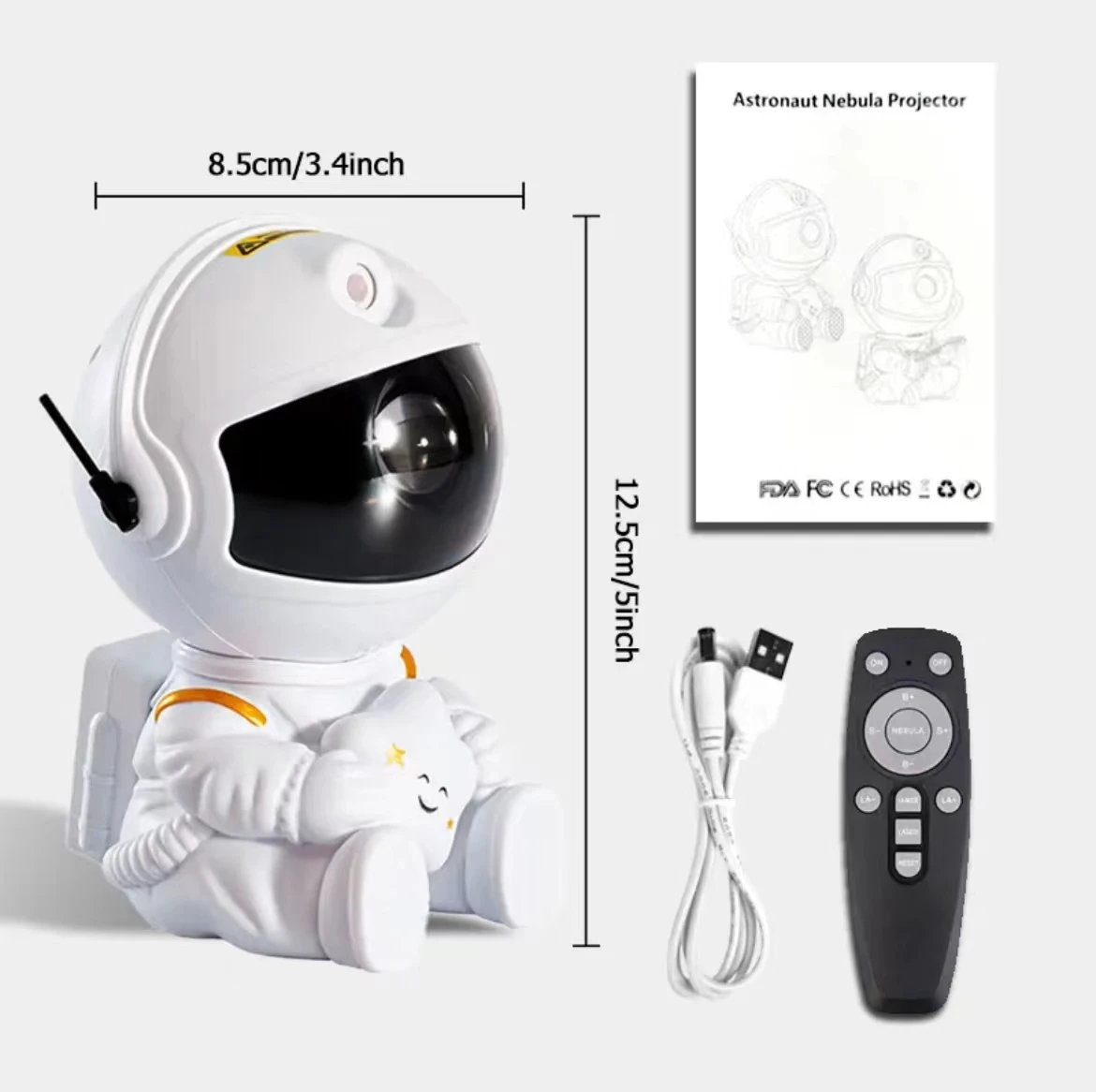 

Детский светодиодный проектор звезд Rocket Astronaut