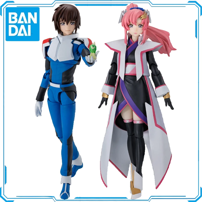 В наличии оригинальная серия Bandai SHF Gundam Kira Yamato Lacus Clyne экшн-фигурка анимационная
