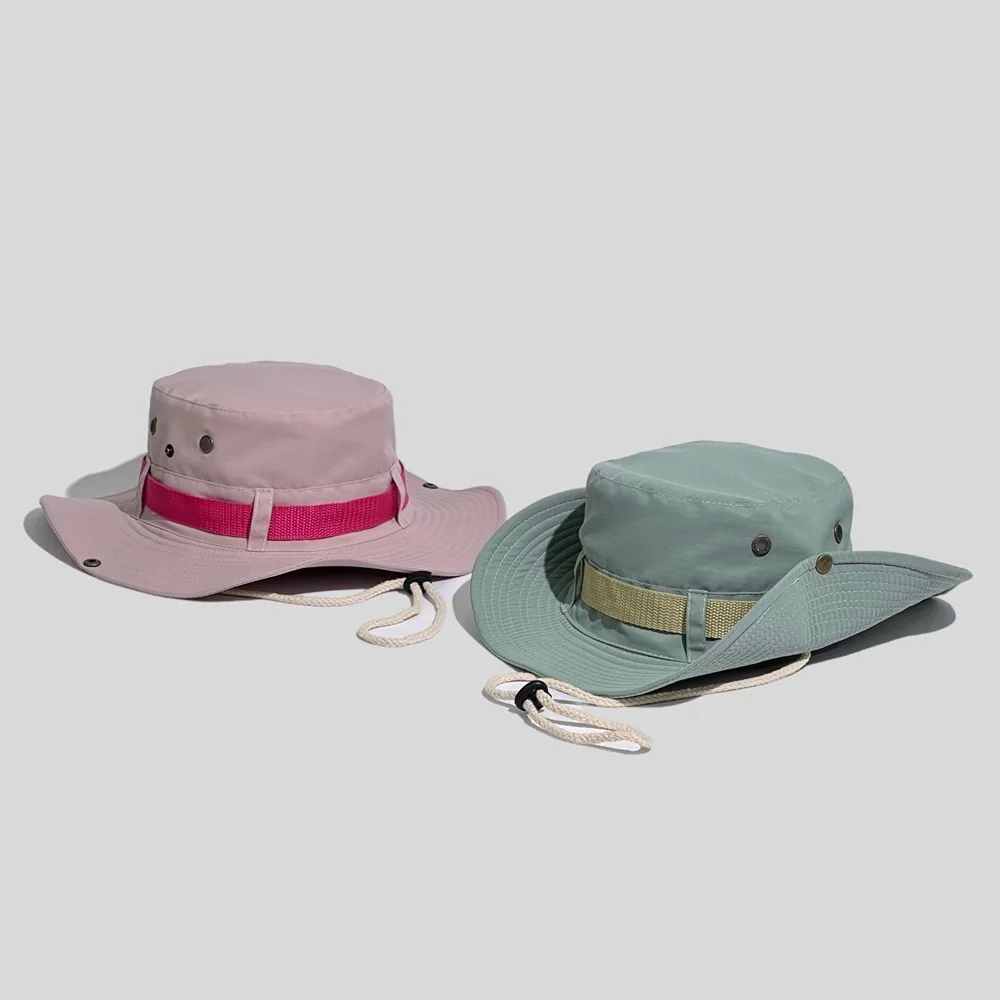 Waterproof Bucket Hat Summer Men Women Boonie Hat Outdoor UV Protection Wide Brim Panama Safari Hunting Hiking Fishing Sun Hat enlarge