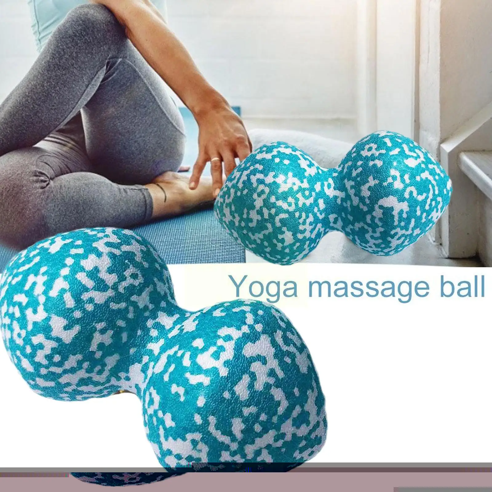 

1pc Fitness Ball High Density Epp Peanut Massage Ball Myofascial Ball Release Tissue Back/neck/foot Lightweight Deep Mobili N1y5