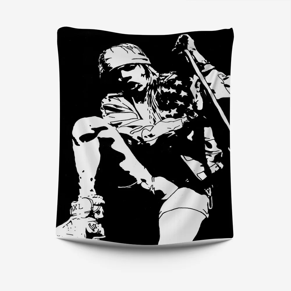 Певица A-Axl гобелен с розой креативный узор фото гостиная настенный