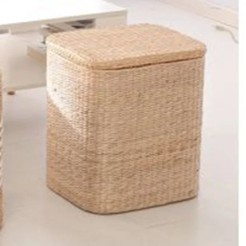 Табурет из ротанга экономичный компактный многофункциональный современный