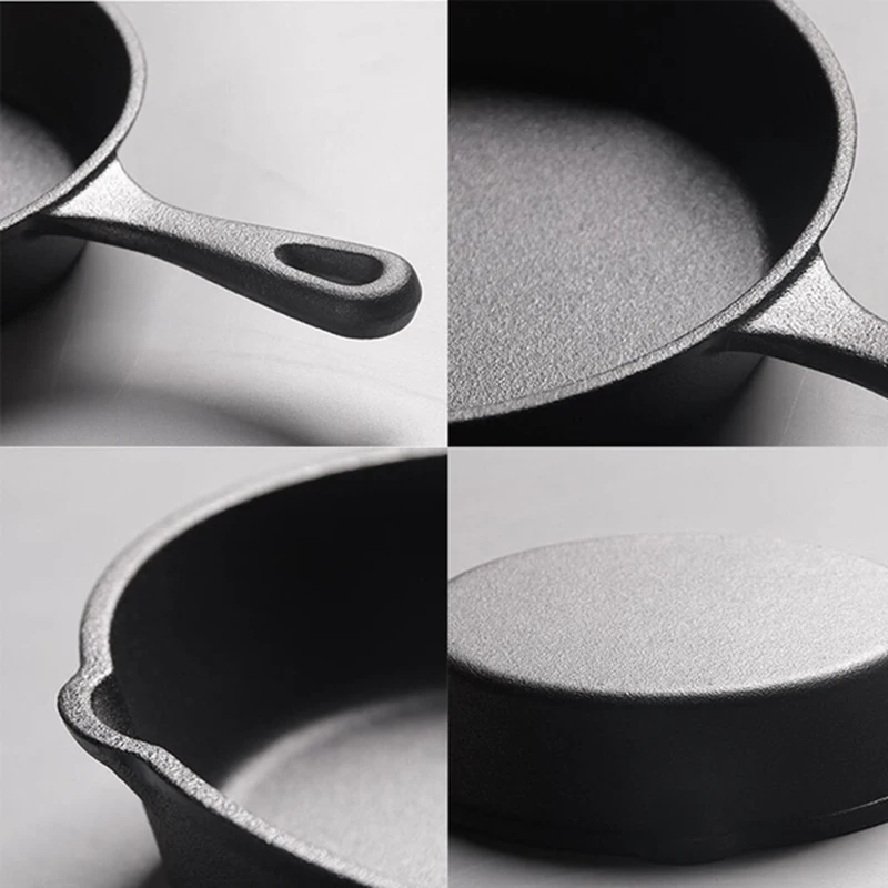 Чугунная сковорода 3 шт./компл. антипригарная кухонная столовая посуда для блинов