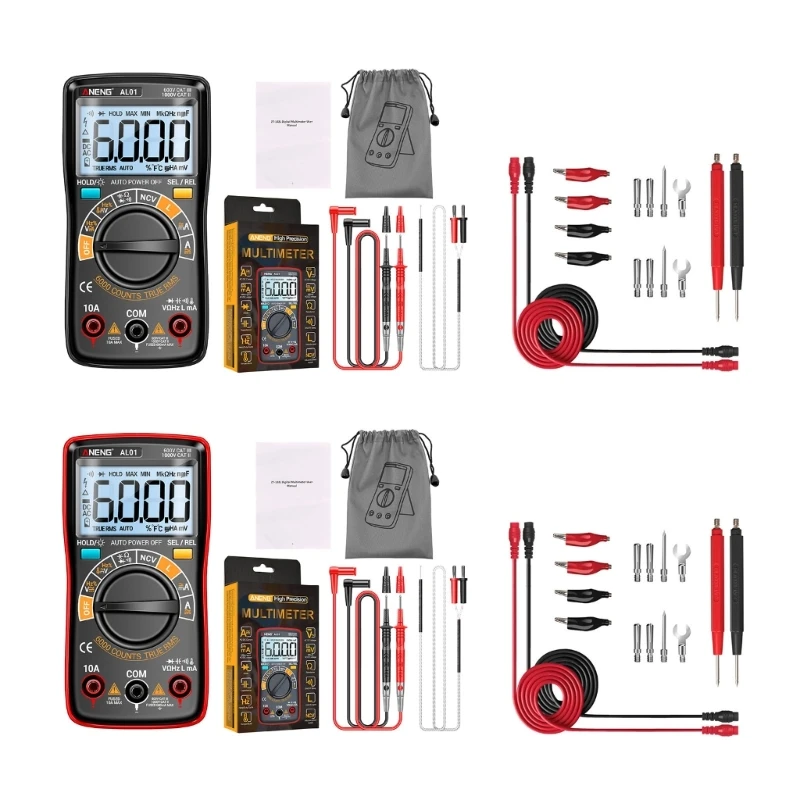 

Digital Multimeter 6000 Count Tester Meter Ohmmeter for NCV Test Dropship