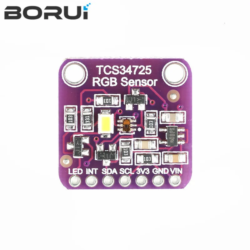 Фото Датчик цвета RGB TCS34725 с ИК-фильтром и белым светодиодом для Arduino UNO R3 №3