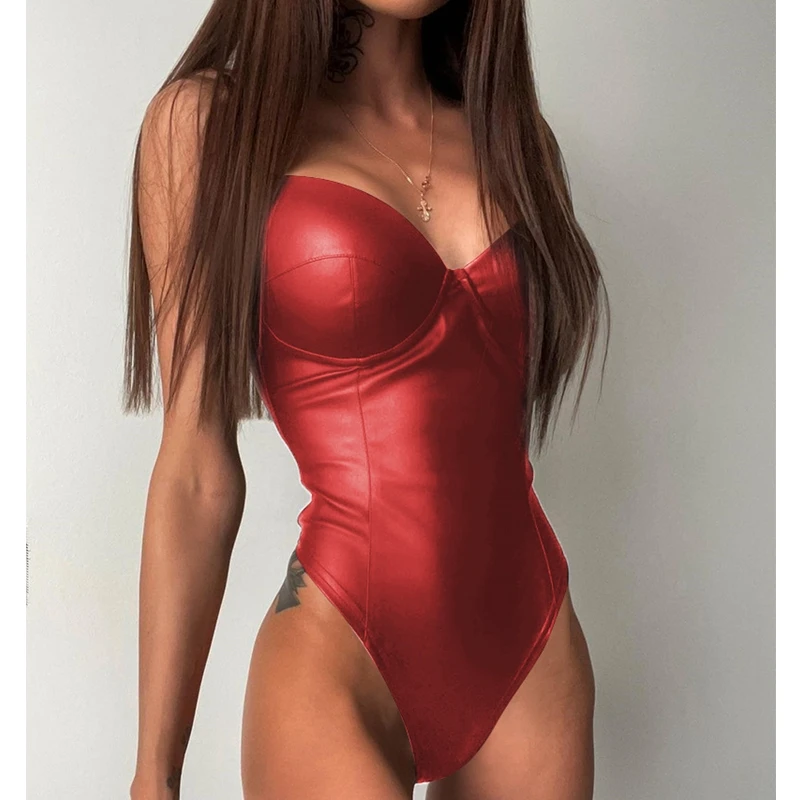 Wepbel сексуальный комбинезон на бретелях с v-образным вырезом и низким черные боди