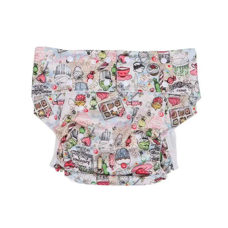 Многоразовые Брюки-подгузники для взрослых водонепроницаемые эластичные мягкие