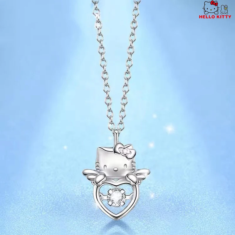 

Sanrio Pendant Necklace Hello Kitty Exquisite Women Jewelry Cartoon Animal Accessories Party Valentines Birthday Anniversary Day